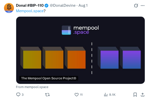 Captured screenshot of the reply by @DonalDevine