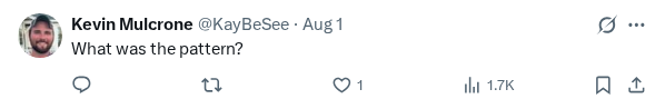 Captured screenshot of the reply by @KayBeSee