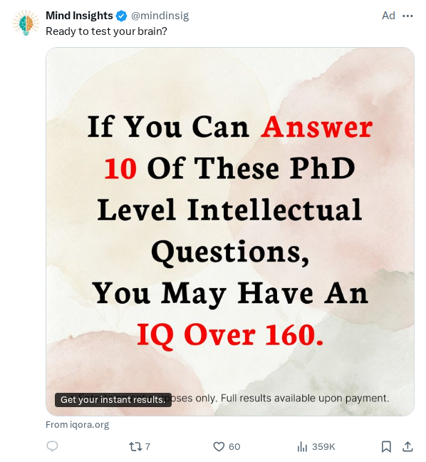 Captured screenshot of the reply by @mindinsig