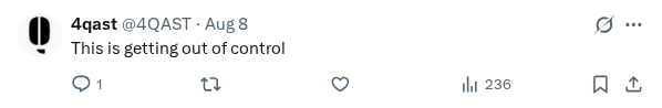 Captured screenshot of the reply by @4QAST
