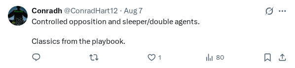 Captured screenshot of the reply by @ConradHart12
