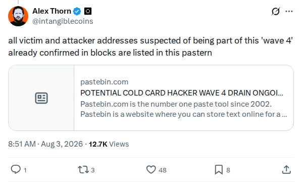 Captured screenshot: Original wave-4 confirmed-address list