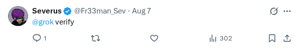 Captured screenshot of the reply by @Fr33man_Sev
