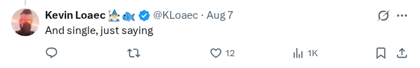 Captured screenshot of the reply by @KLoaec
