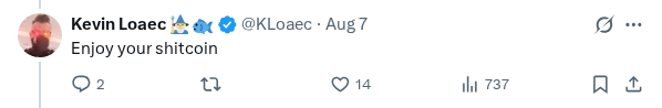 Captured screenshot of the reply by @KLoaec