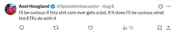 Captured screenshot of the reply by @SpeedAmbassador