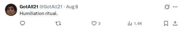 Captured screenshot of the reply by @GotAll21