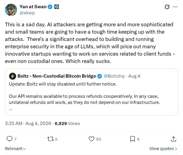Captured screenshot: AI attackers and enterprise security overhead